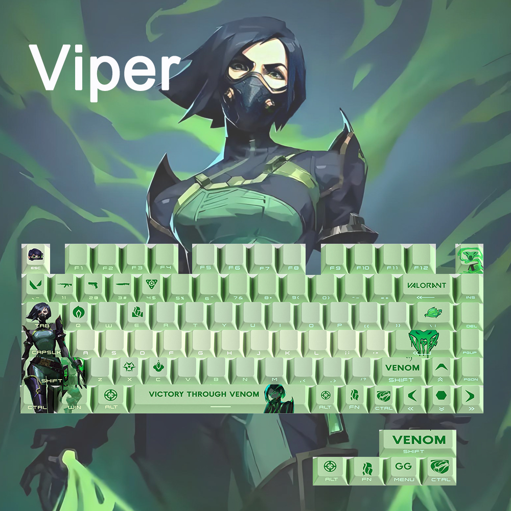 Omen Gaming Accessories - Keycaps Valorant Killjoy Gekko Omen Cypher