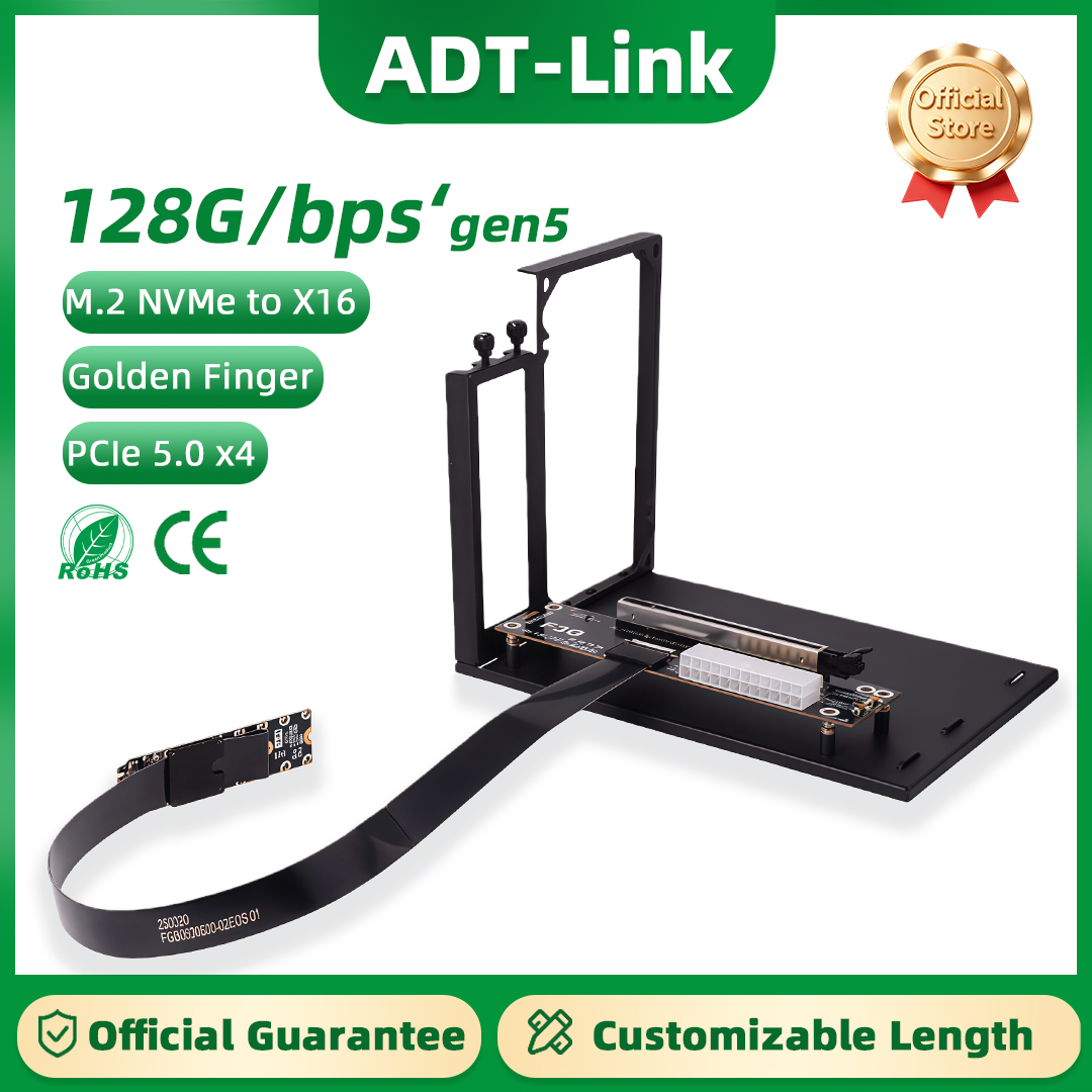 Pcie Extension Cable - ADT-Link M.2 NVMe GPU Dock PCIe