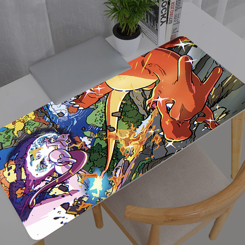 Gaming Accessories For Table - Mouse Pad Pokemon Pikachu Gaming Large