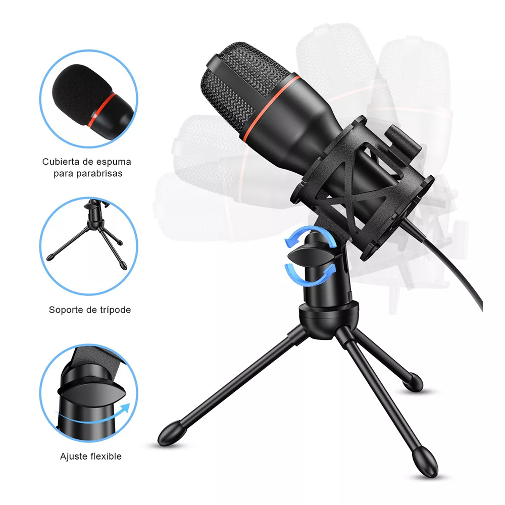 Condenser Microphone USB Wired - Youtube Gaming Accessories recension och pris