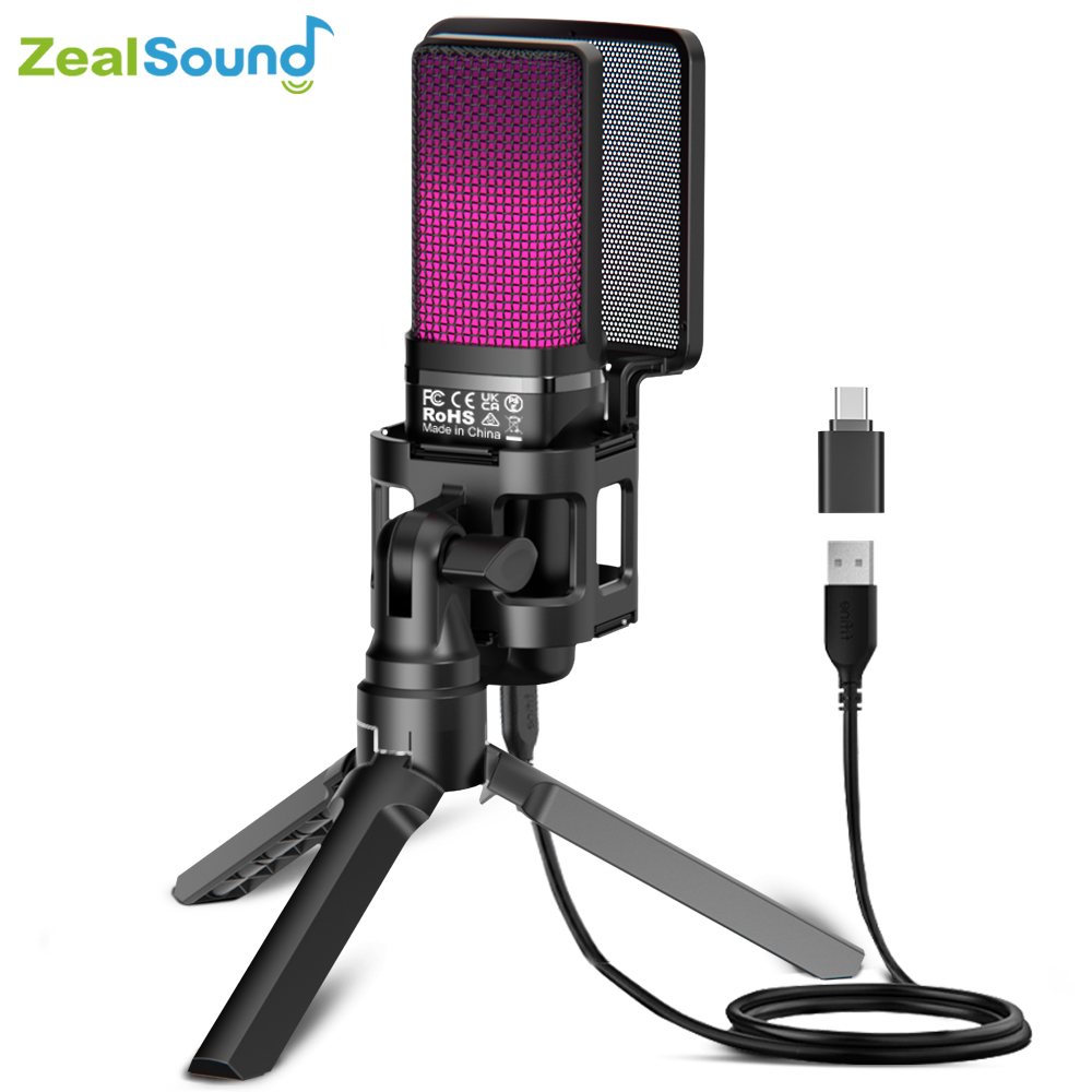 Zealsound RGB USB Condenser Ga - Youtube Gaming Accessories recension och pris