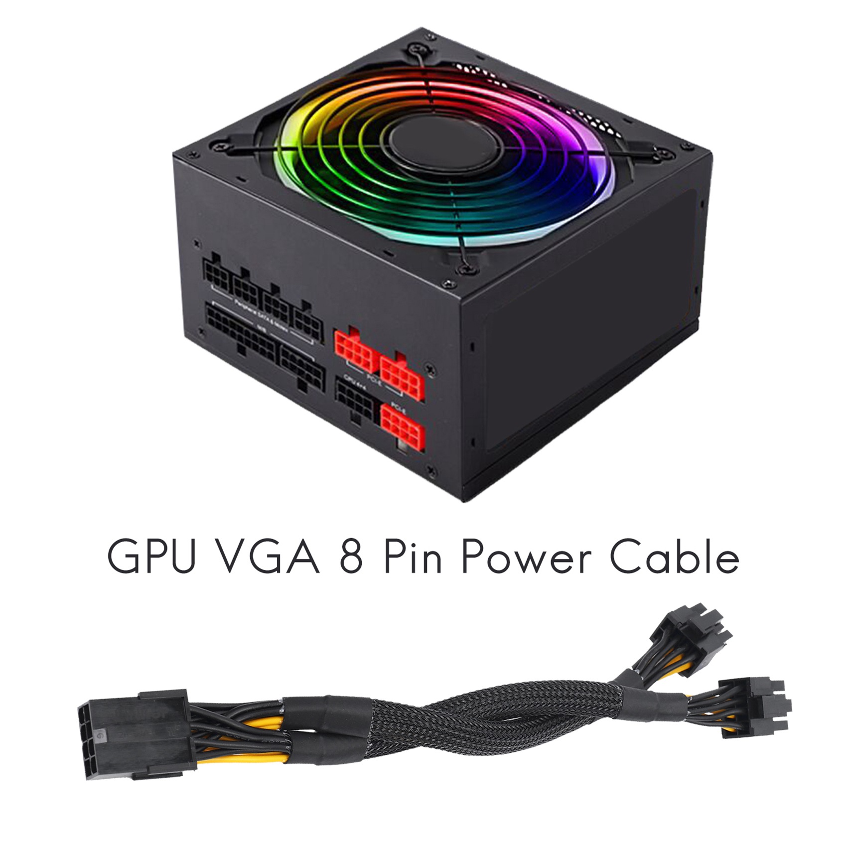 SMIEA 1PCS GPU PCIe 8 Pin Fema - Pcie Extension Cable recension och pris