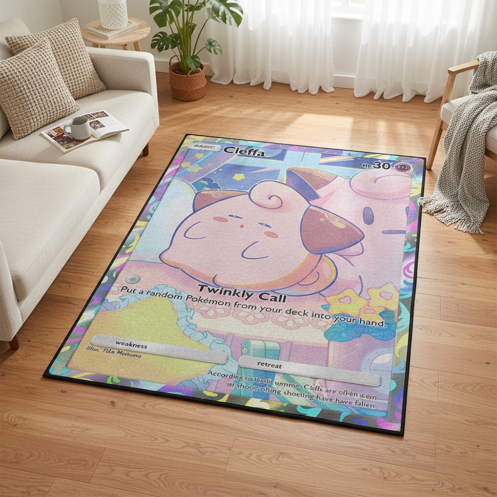 Pokemon Cleffa Anime Rug Kawai - Gaming Accessories To Gift recension och pris