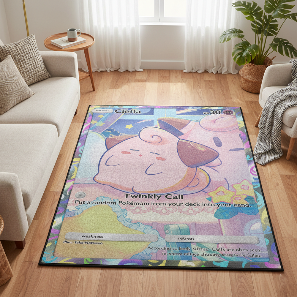 Pokemon Cleffa Anime Rug Kawai - Gaming Accessories To Gift recension och pris