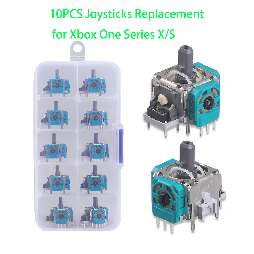 10pcs Replacement 3D Analog Jo - Gaming Accessories For Xbox Series X recension och pris