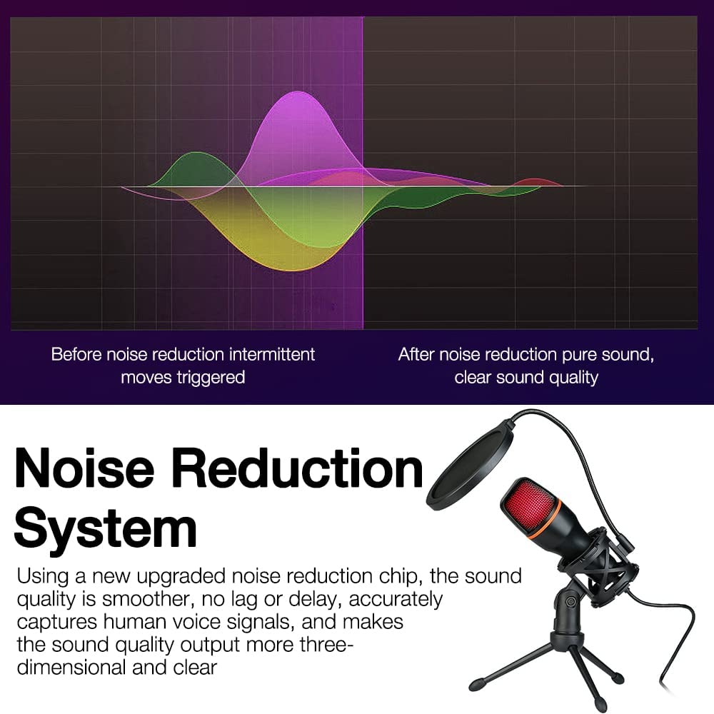 Condenser Microphone USB Wired - Youtube Gaming Accessories recension och pris