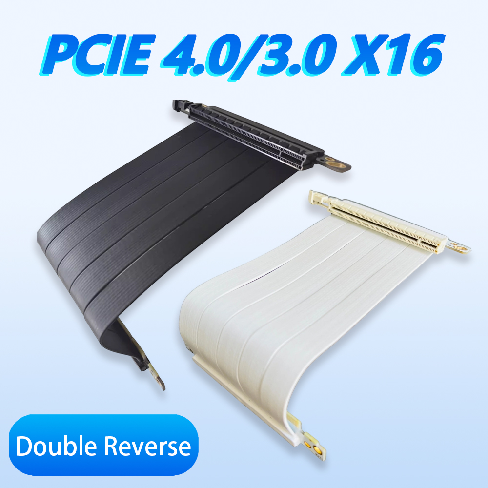 PCIe 4.0 3.0 X16 Double Revers - Pcie Extension Cable recension och pris