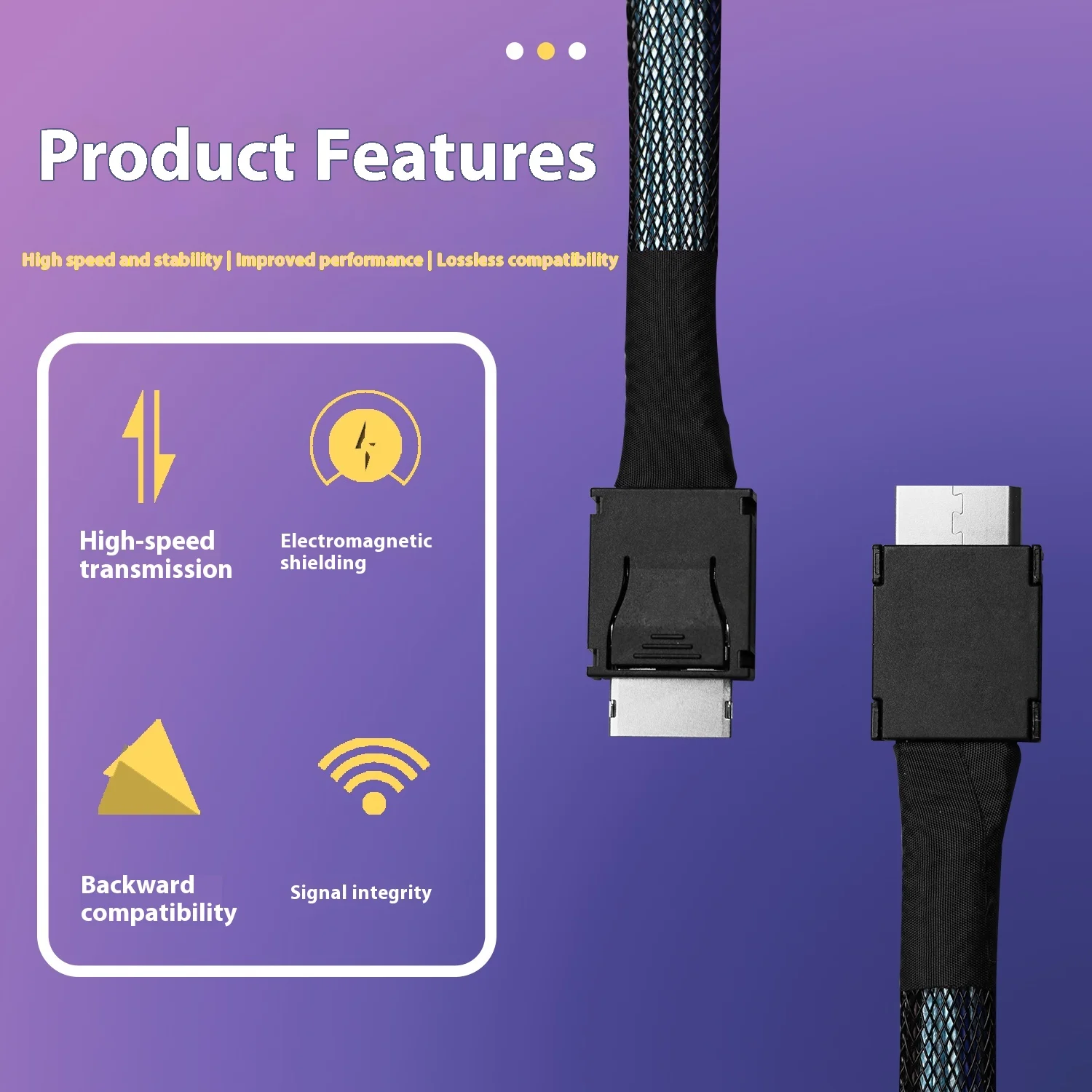PCIE 4.0 X4 Oculink 4i / 4X Ca - Pcie Extension Cable recension och pris
