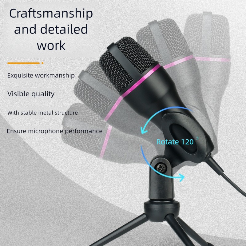 3.5mm/USB Condenser Wired Micr - Youtube Gaming Accessories recension och pris