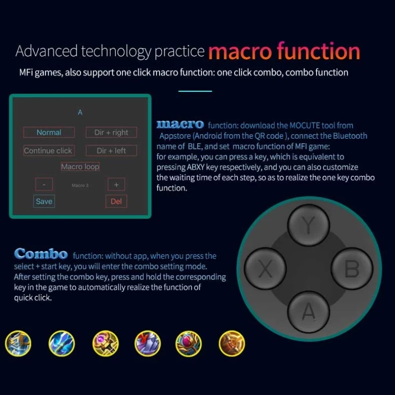 Cell Phone Gamepad Joystick Fo - Gaming Accessories For Your Phone recension och pris