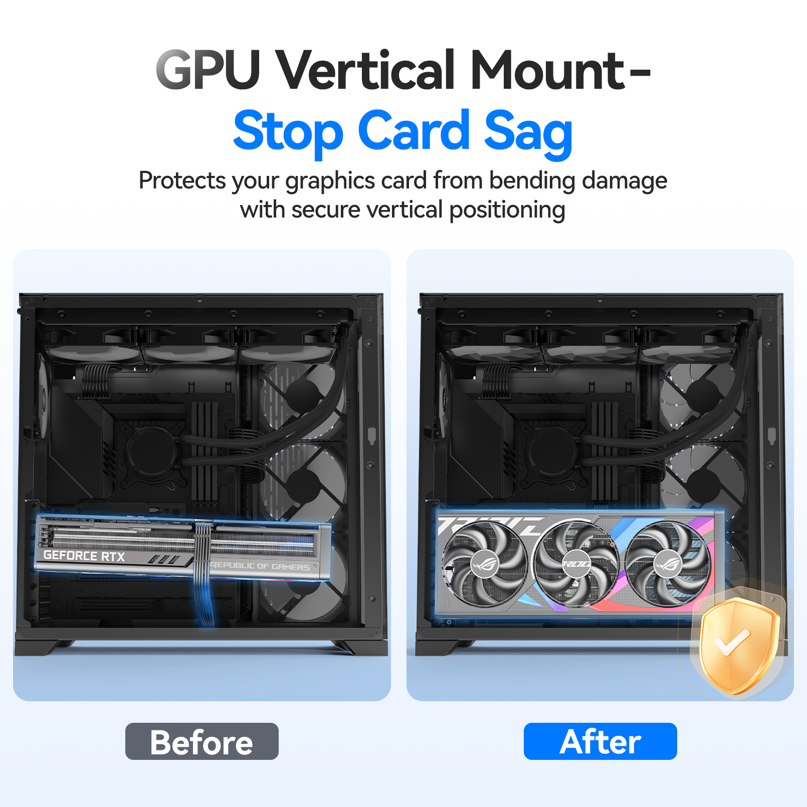 JEYI Vertical Graphics Card Mo - Pcie Extension Cable recension och pris