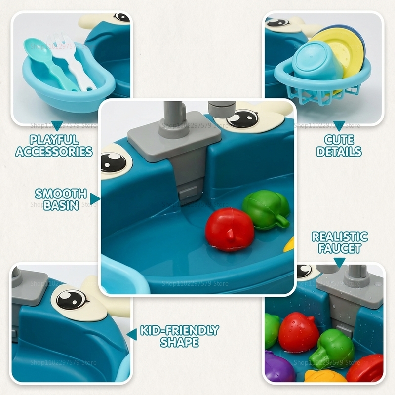 Children Play Kitchen Set with - Gaming Accessories For 11 Year Old Boy recension och pris