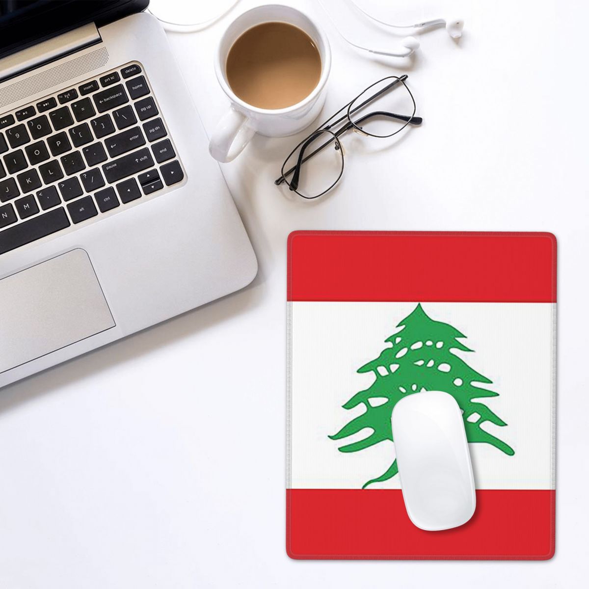 Flag Of Lebanon Mouse Pad Game - Gaming Accessories Lebanon recension och pris
