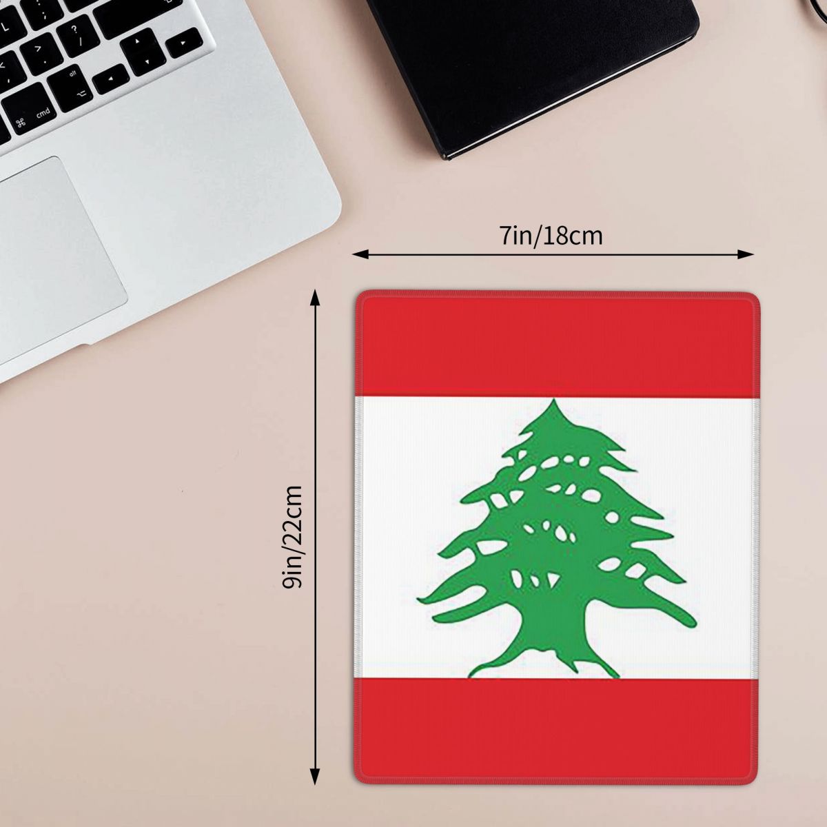 Flag Of Lebanon Mouse Pad Game - Gaming Accessories Lebanon recension och pris