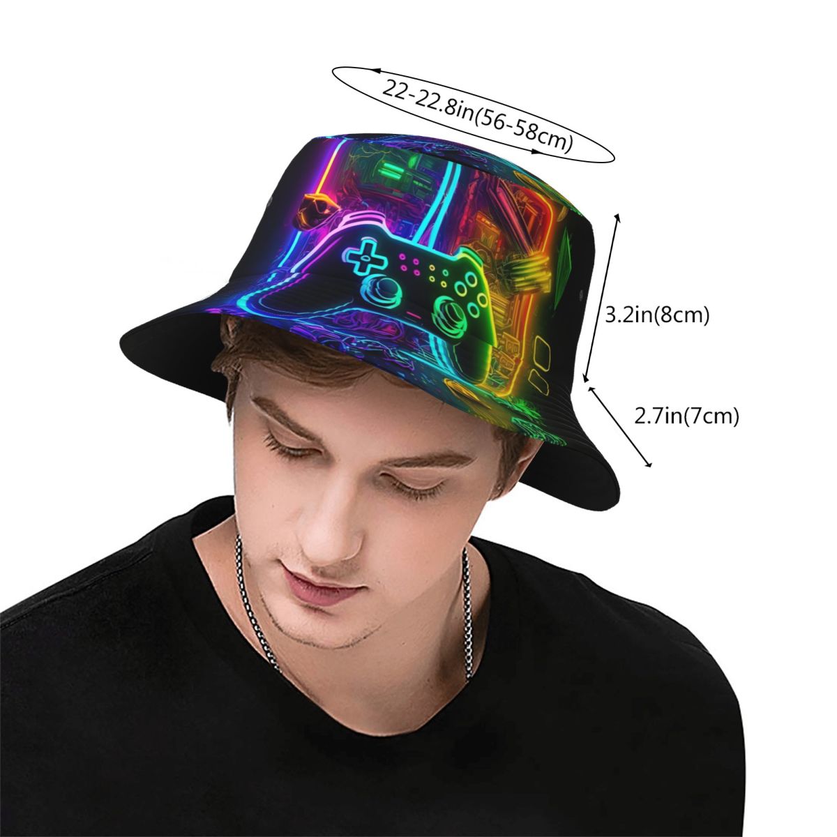 Video Game Bucket Hat Beach Ha - Gaming Accessories In China recension och pris