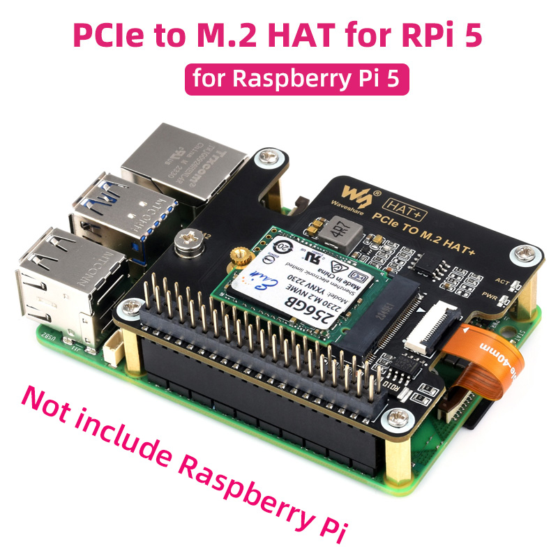Raspberry Pi 5 PCIe to M.2 HAT - Pcie Extension Cable recension och pris