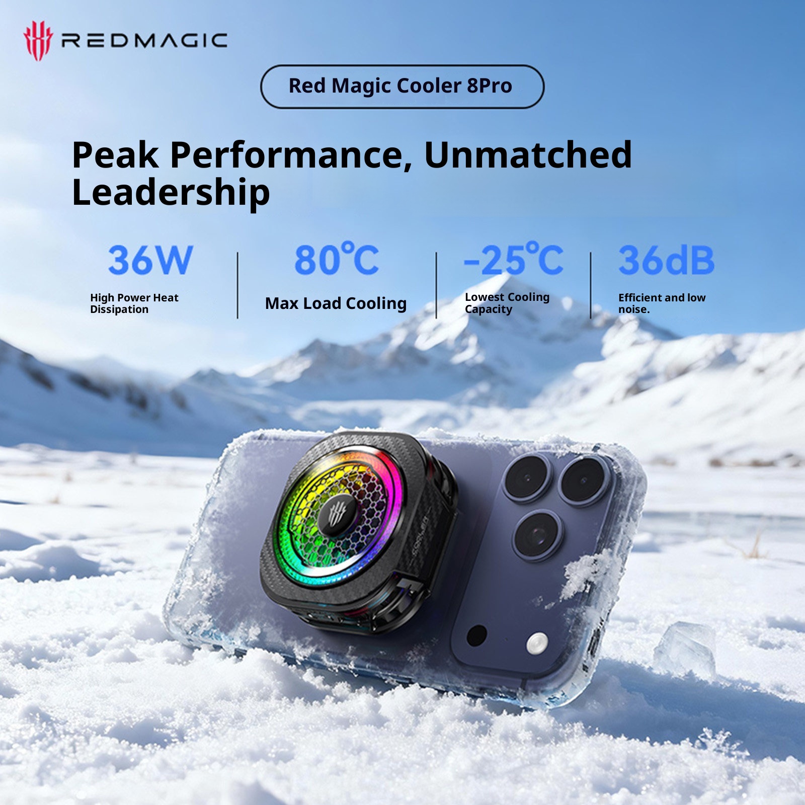 RedMagic 8Pro Magnetic Back Cl - Gaming Accessories To Gift recension och pris