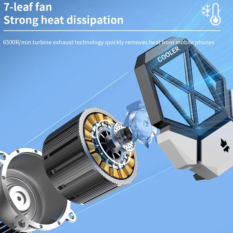 DY08 Mobile Phone Cooling Fan  - Gaming Accessories For Your Phone recension och pris