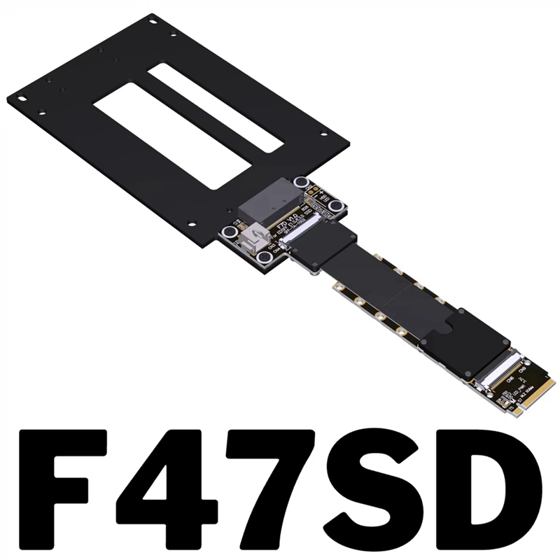 F47SD M.2 NVMe to E1.S/E3.S SS - Pcie Extension Cable recension och pris