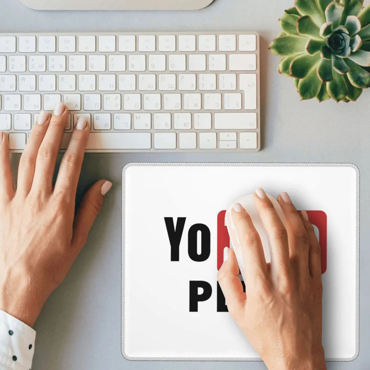 Yo Tube Pelo Mouse Pad Compute - Youtube Gaming Accessories recension och pris