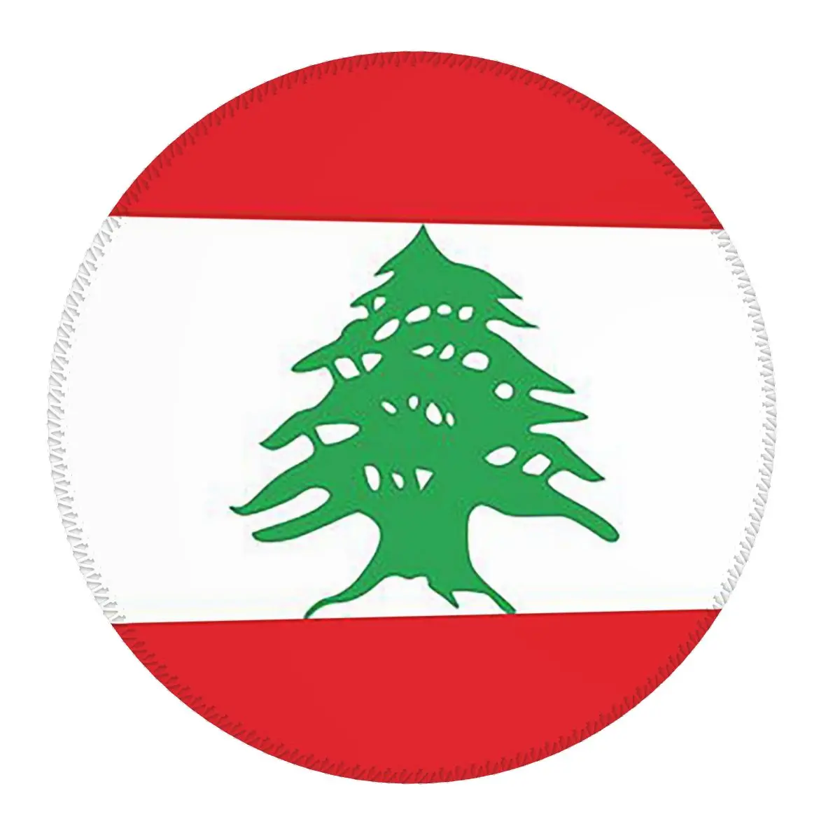 Flag Of Lebanon Round Mouse Pa - Gaming Accessories Lebanon recension och pris