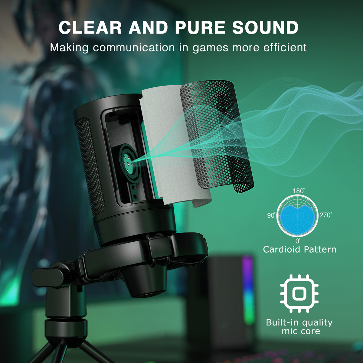 AmpliGame by FIFINE RGB USB Ga - Youtube Gaming Accessories recension och pris